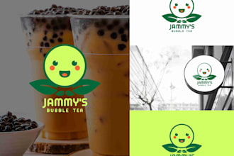 make a unique bakery, sweets, or ice cream logo for you