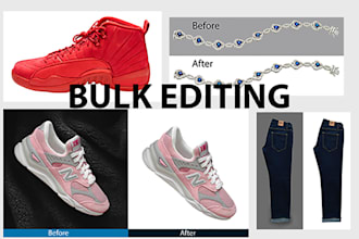 bulk photo editing retouch background remove