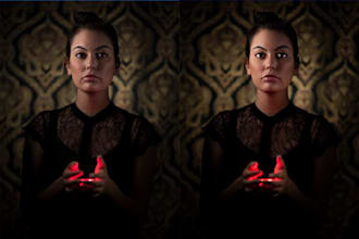do bulk images editing resizing and retouch in photoshop