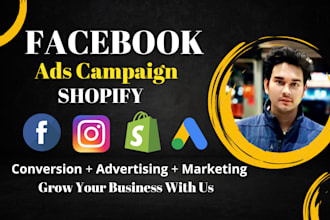 setup and optimize shopify facebook ads campaign