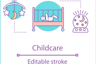 design different childcare, daycare and baby shop logo for you