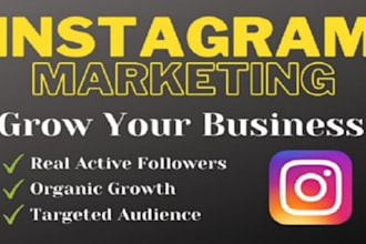 do instagram marketing for instagram organic growth to grow instagram page