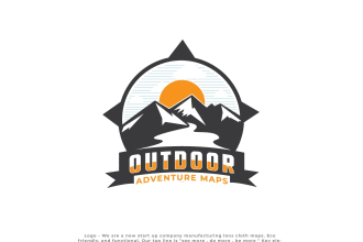 create an eye catching adventure, outdoor, hunting, or fishing logo