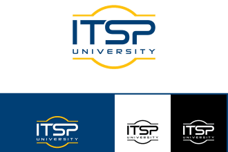 create a luxury university logo creation for you