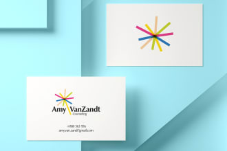 design a minimal logo or business card design corporate identity