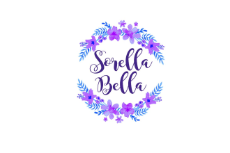 make a  boho watercolor logo and hand drawn