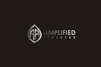 design a sick logo for amplified athletes  brand for crossfitters