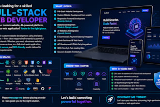 do ai full stack website as a full stack ai developer