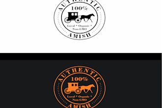 do a sticker, badge, or logo design using monoline style