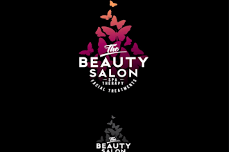 create a graceful feminine watercolor logo design