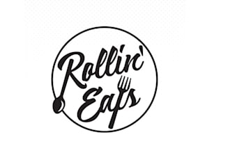 design awesome rollin eats logo