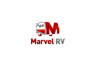 design  awesome eye catching caravan brand logo