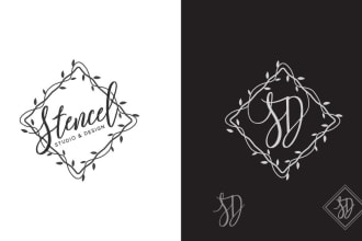 do a text based creative unique logo design in 1 day