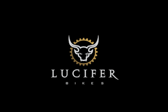design eye catching lucifer bike logo design service