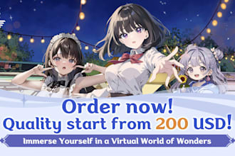 design high quality model live2d for your vtuber