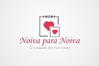 design modern  wedding website logo design service