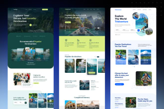 design a modern responsive UI UX landing page in figma with fast delivery