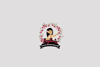 design amazing sophias  garden logo  for you