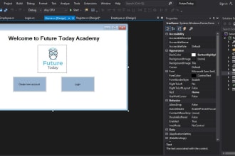 create windows forms applications and assignments