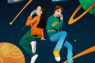 do cartoon funny podcast cover