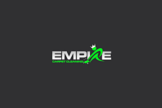design excellent empire carpet cleaning  logo unlimited revisions