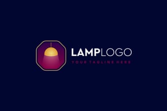 do realistic office interior 3d logo mockups