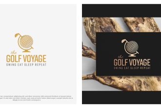 do make an modern golf logo design
