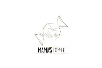 design awesome fresh launch mamas toffee logo fast delivery