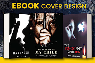 design ebook cover, book cover or kindle book cover