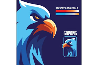 design cool gaming or cartoon logo