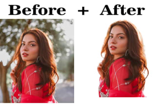 professionally,background remove, hair mask, cut out, green screen photo