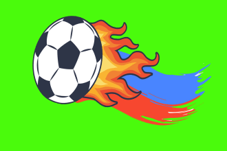 create an elegant football logo in very short time