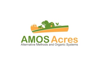 design modern unique amos acres logo for you