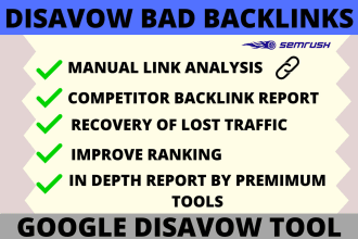 disavow toxic links, remove spammy backlinks