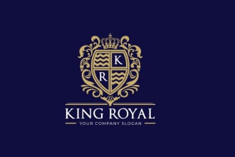 design, luxury, heraldic, vintage, family crest logo