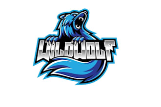 do modern wolf logo design