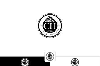 design a wedding, bridal and floral logo in 1 day