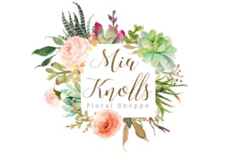 design modern floral logo with unlimited revision