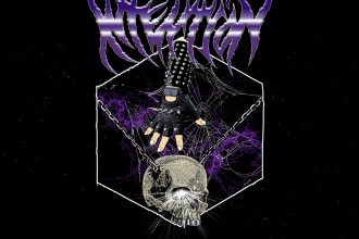 design dark art, horror, trash, punk, metal, logo for merch, band need and etc