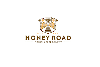 make wonderful honey logo with satisfaction guarantee