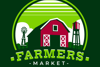 do make an modern custom farm logo