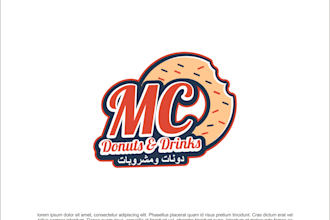 do ice cream, chocolate, and sweets logo in 1 day