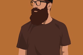 draw a minimalistic portrait less then 24 hours