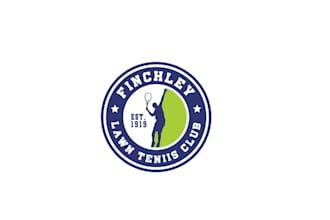 design corporate powerful sweet tennis club logo with package