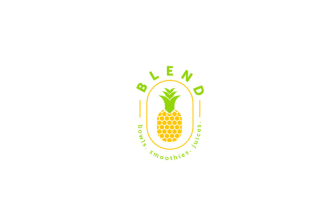 do elegant classic powerful juice and smoothie bar logo design service