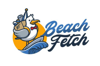 design modern professional beach logo