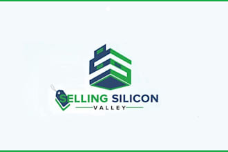 design unique luxury real estate, property and construction logo