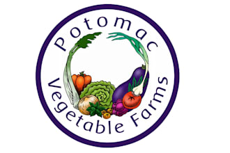 design eye catching vegetable farm logo with express delivery
