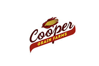 do original illustrate brand cooper grain farms logo branding package