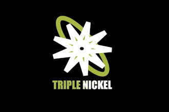 design high quality premium triple nickel logo with package